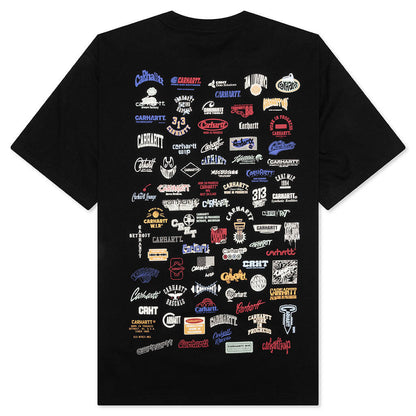 S S Logo T Shirt Black