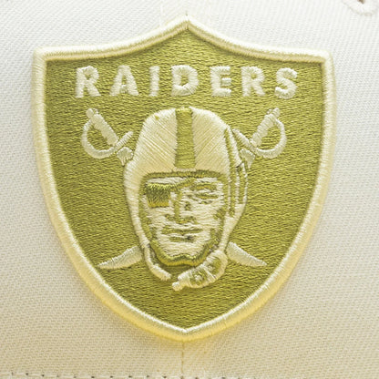 Feature x New Era 59FIFTY Fitted Las Vegas Raiders Chrome White Soft Yellow