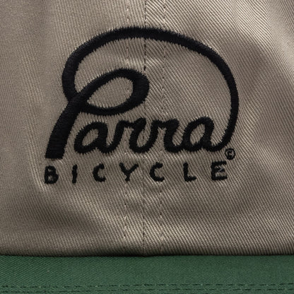 Bicycle Logo 6 Panel Hat Green