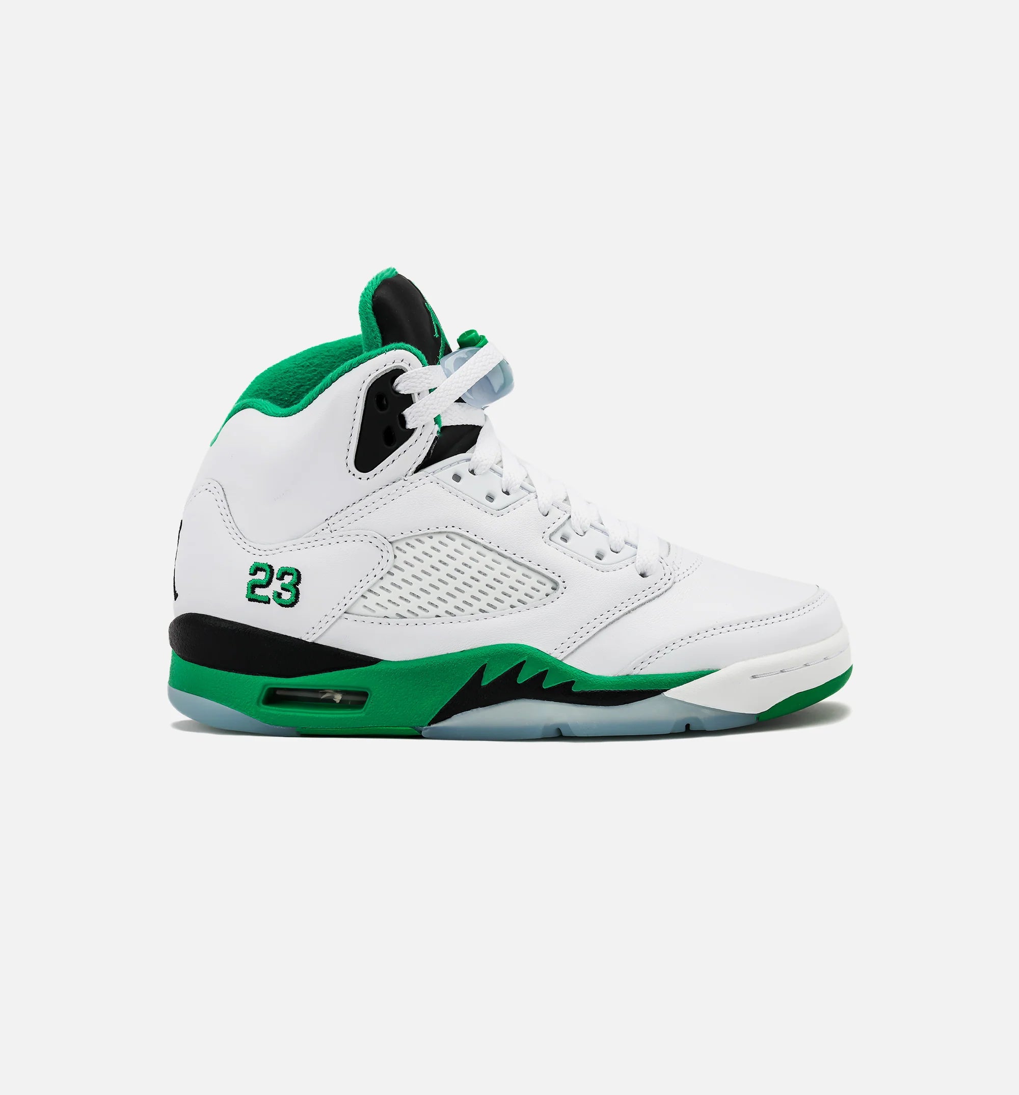 Air Jordan 5 Retro Lucky Green Womens Lifestyle Shoe White Lucky Green Black Ice Blue