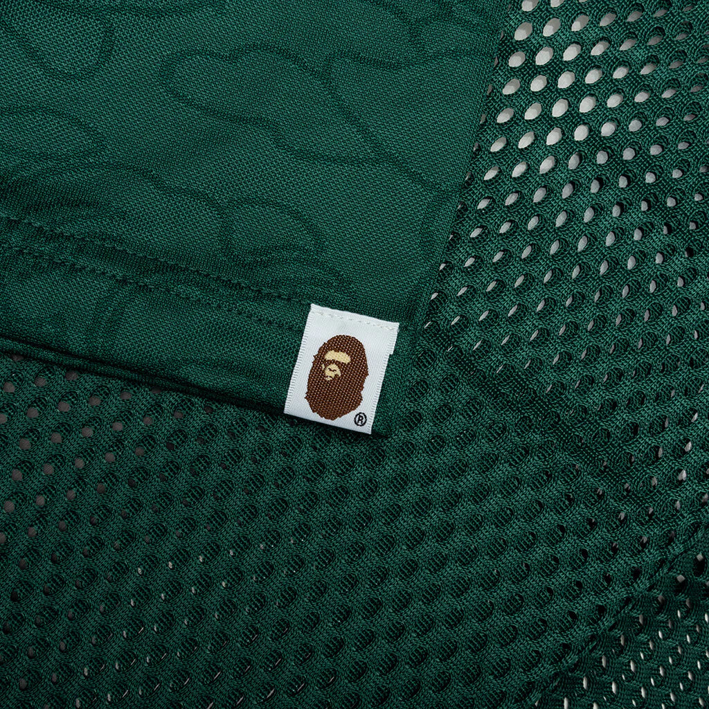 Line Camo Multi Logo Relaxed Fit Football Jersey Green