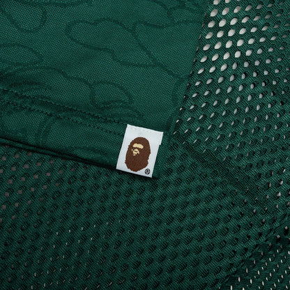 Line Camo Multi Logo Relaxed Fit Football Jersey Green