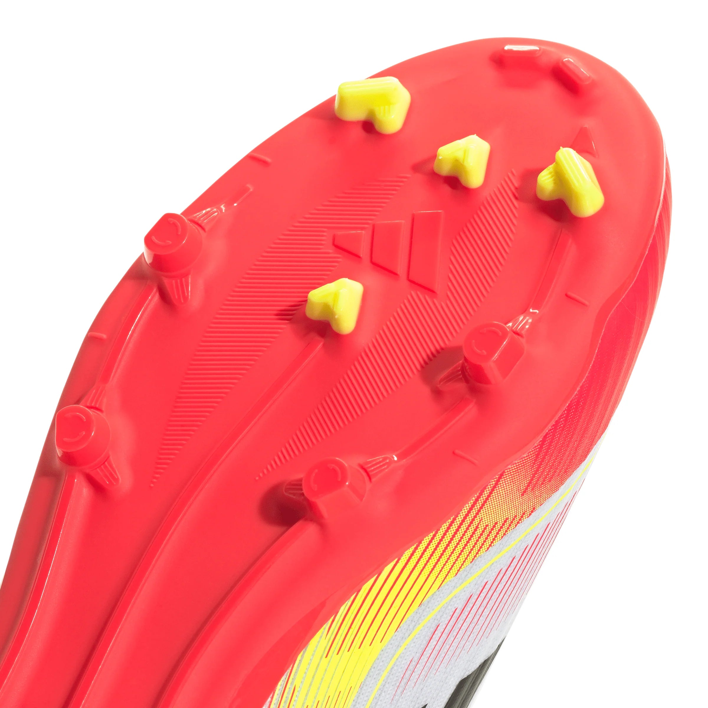 adidas F50 League Laceless FG MG Youth Soccer Cleats White Black Yellow