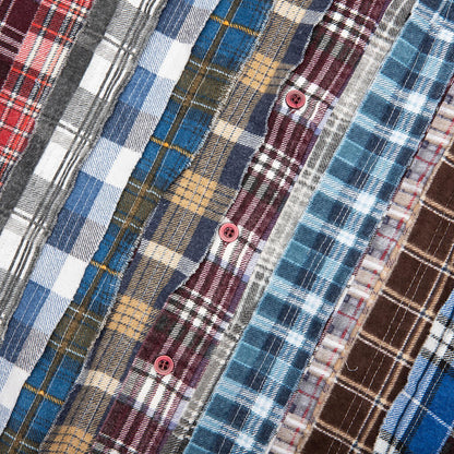 Ribbon Flannel Shirt Assorted