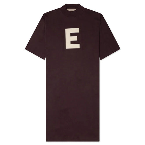 Womens 3 4 Tee Dress Plum