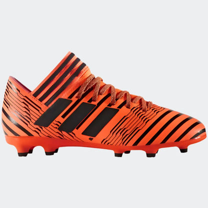 adidas Nemeziz 173 FG J Firm Ground Youth Soccer Cleats Solar Orange Black