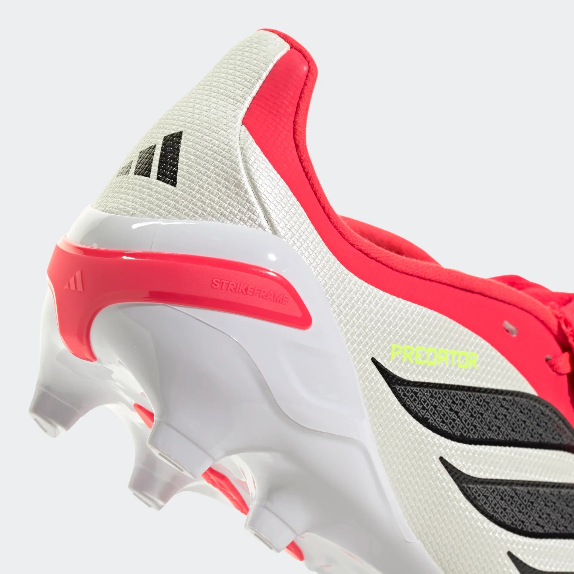 adidas Predator League Fold Over Tongue FG Firm Ground Youth Soccer Cleats Lucid Red Black