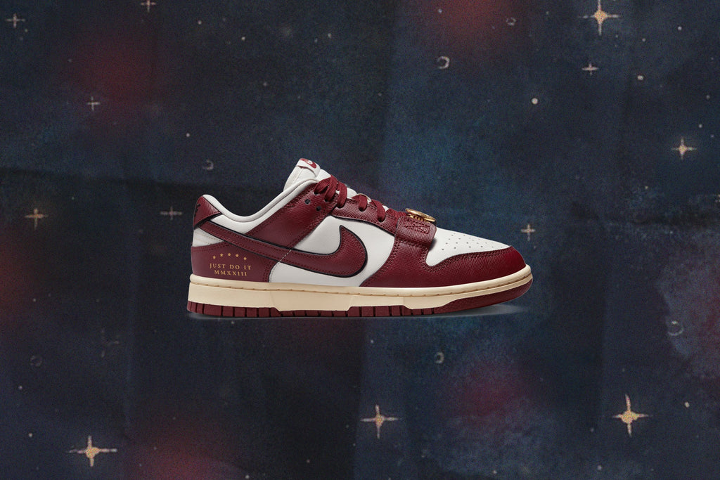 Womens Dunk Low SE Sisterhood Team Red Sail Team Red Black Muslin