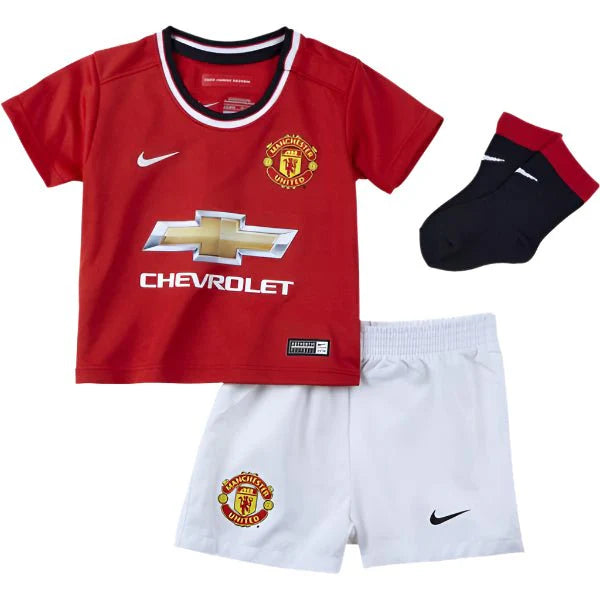 Nike Kids Manchester United Home Mini Kit 14 Red White