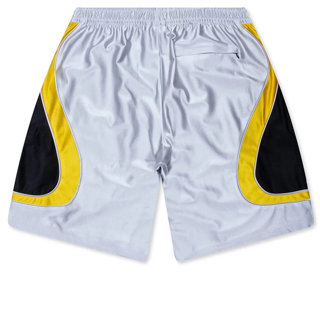 adidas Originals x Brain Dead FB Short Silver Metallic
