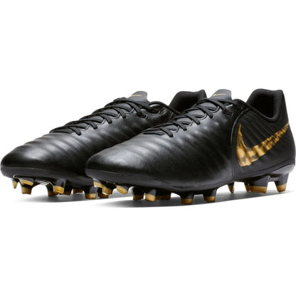 Nike Legend 7 Academy FG Firm Ground Soccer Cleats Black Gold