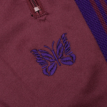 Track Pant Poly Smooth Wine