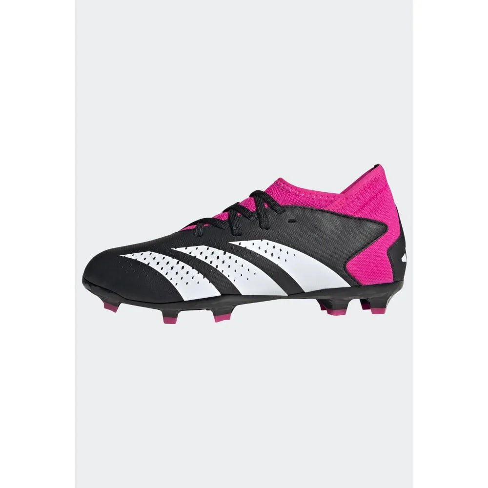 adidas Kids Predator Accuracy3 J FG Firm Ground Soccer Cleats Black Pink