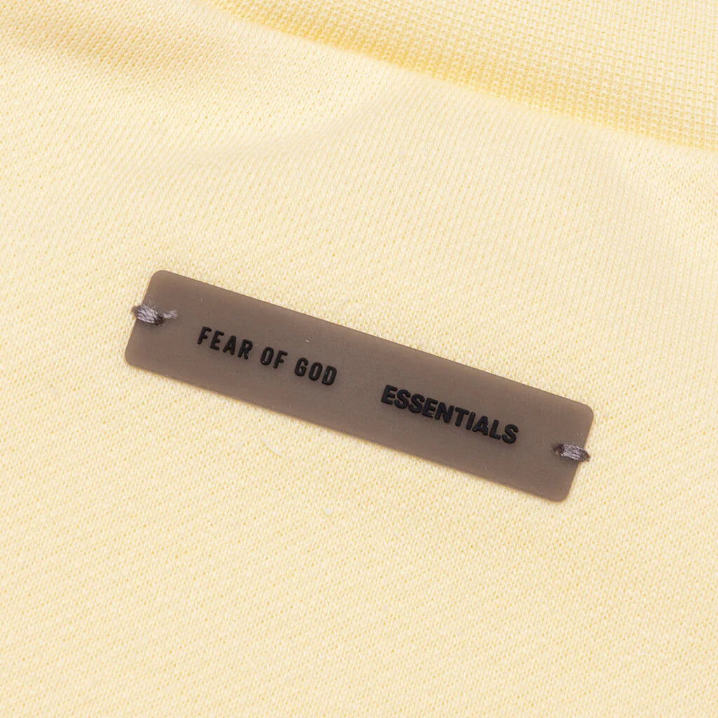 Kids 90s Fit Fleece Crewneck Garden Yellow