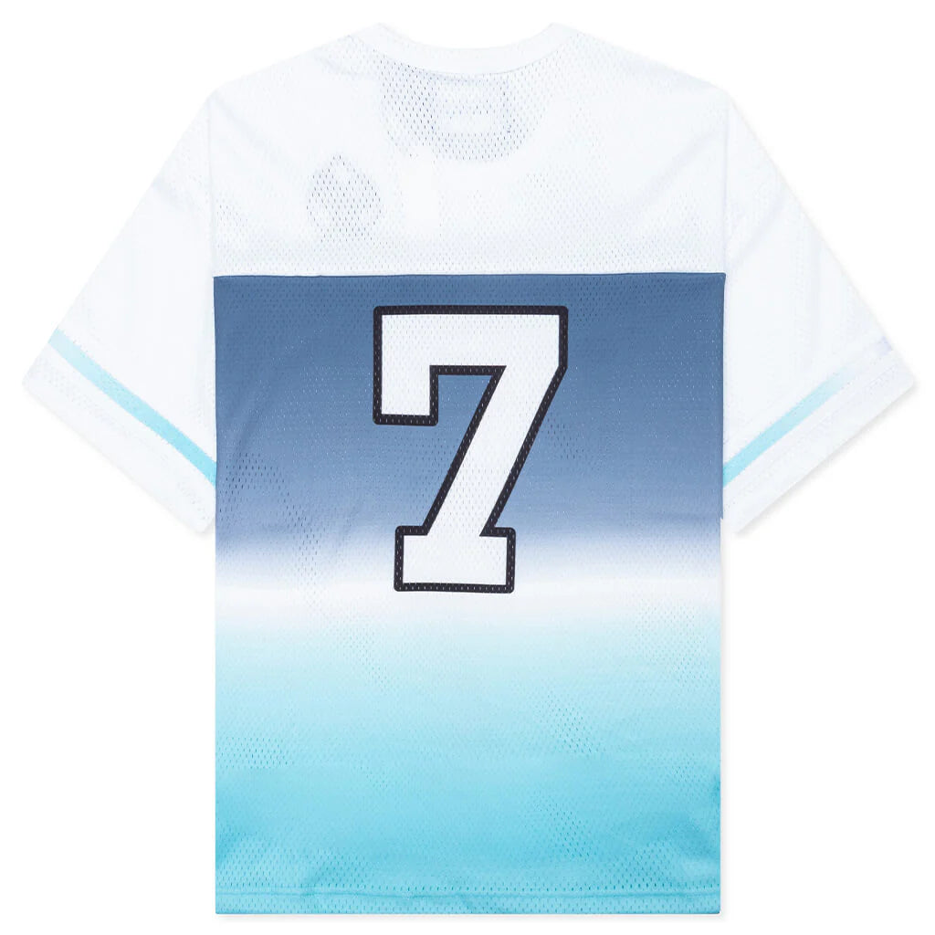 Mesh Football Jersey White Multi