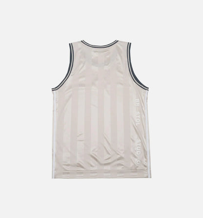 Mens Jersey Clear Brown White