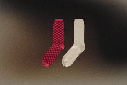 Adidas Originals x Wales Bonner Check Sock Craft Pink Bliss