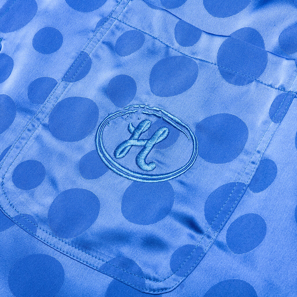 Polka Dot Camp Shirt Blue