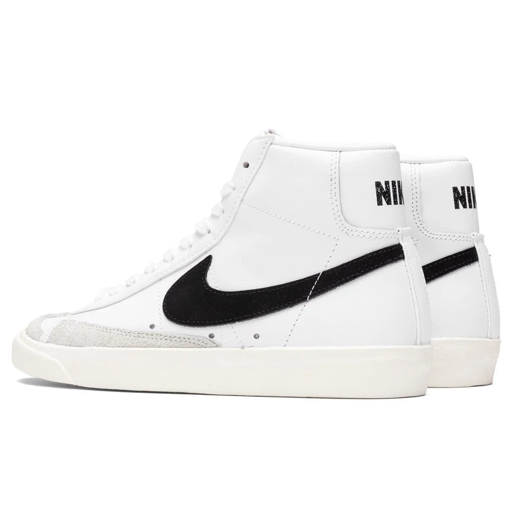 Womens Blazer Mid 77 White Black Sail