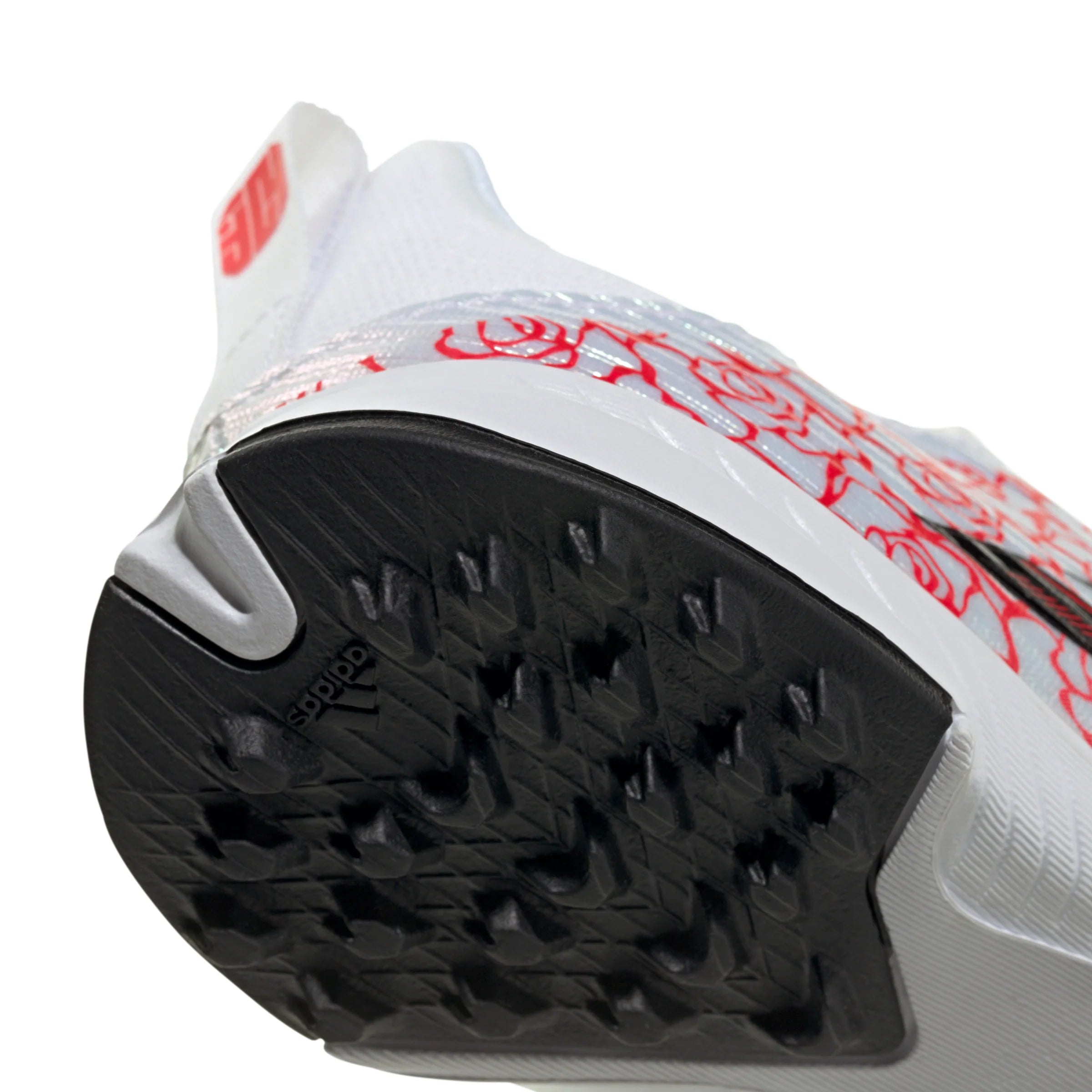 adidas F50 League Laceless TF Turf Youth Soccer Cleats White Black Red