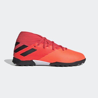 adidas Nemeziz 193 TF Turf Youth Soccer Cleats Signal Coral Black Glory Red