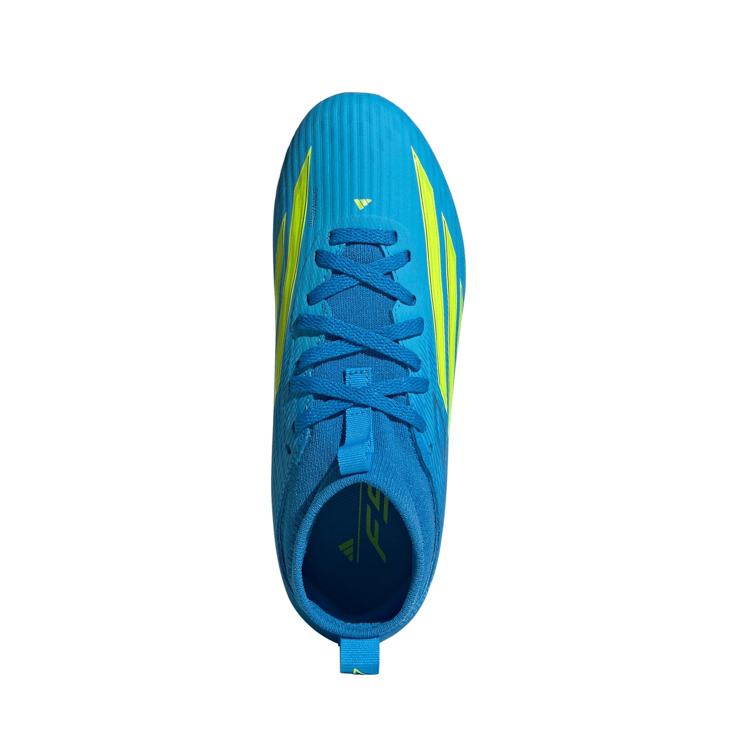 adidas F50 League Mid Cut FG MG Firm Ground Multi Ground Youth Soccer Cleats Blue Yellow Aqua