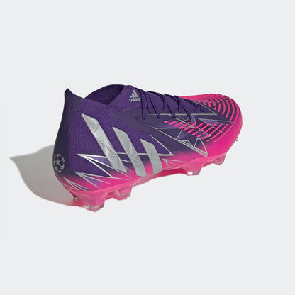 adidas Predator Edge1 FG Firm Ground Boots College Purple Silver Metallic Shock Pink
