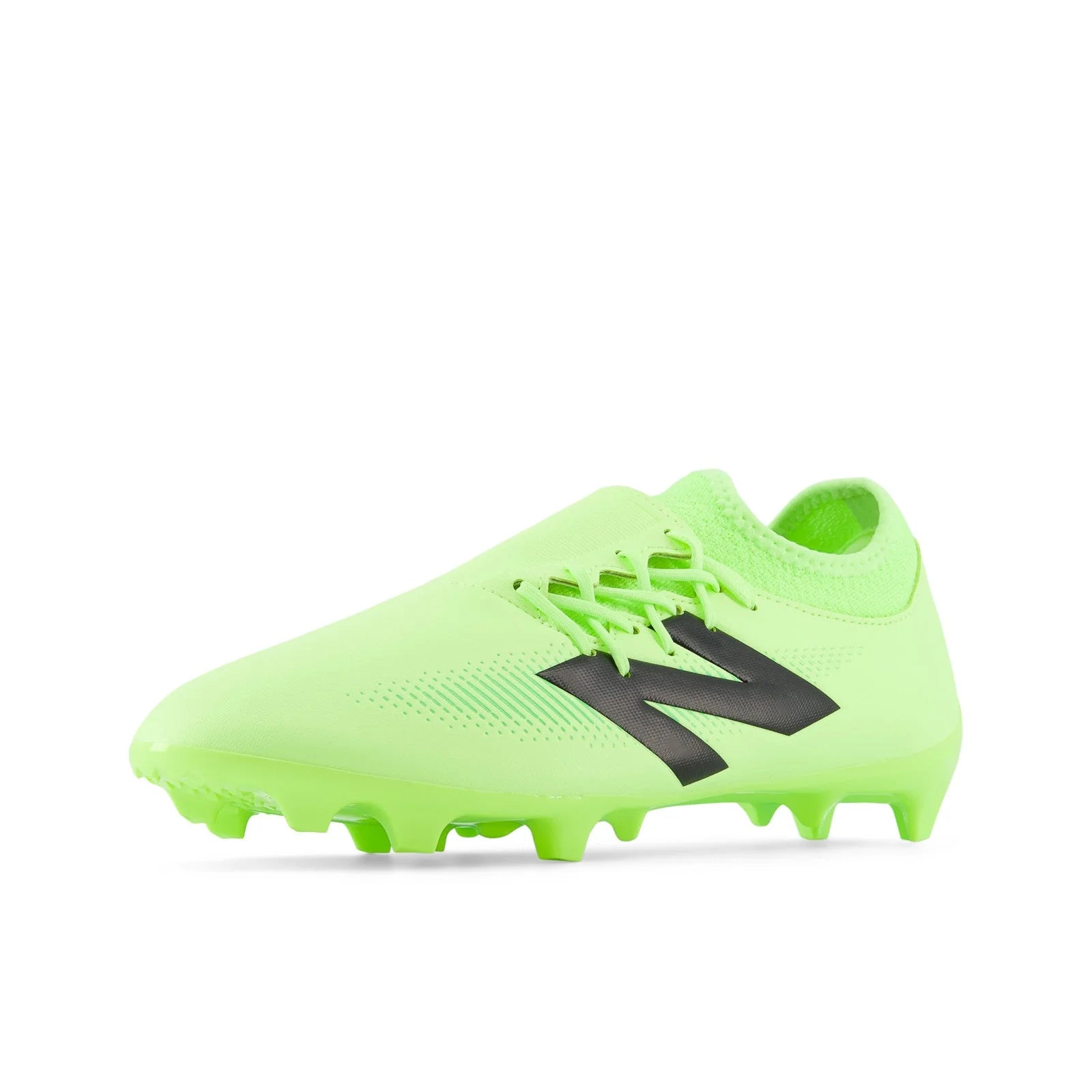 New Balance Furon Dispatch FG V7 FG Firm Ground Soccer Cleats Bleached Lime Glow Black