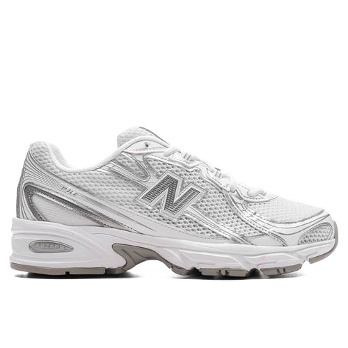 740 White Silver Metallic Reflection