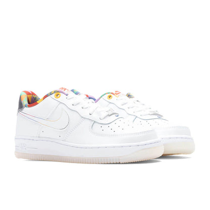Air Force 1 LV8 GS White White Midnight Navy