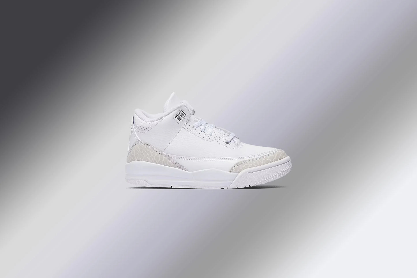 Air Jordan 3 Retro Pure Money PS White Metalic Silver