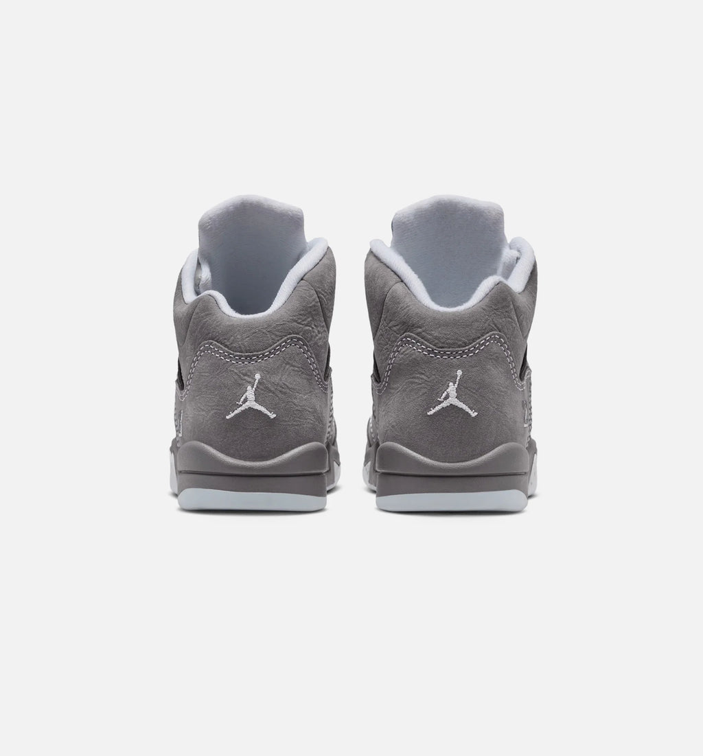 Air Jordan 5 Retro Wolf Grey Preschool Lifestyle Shoe Light Graphite White Wolf Grey