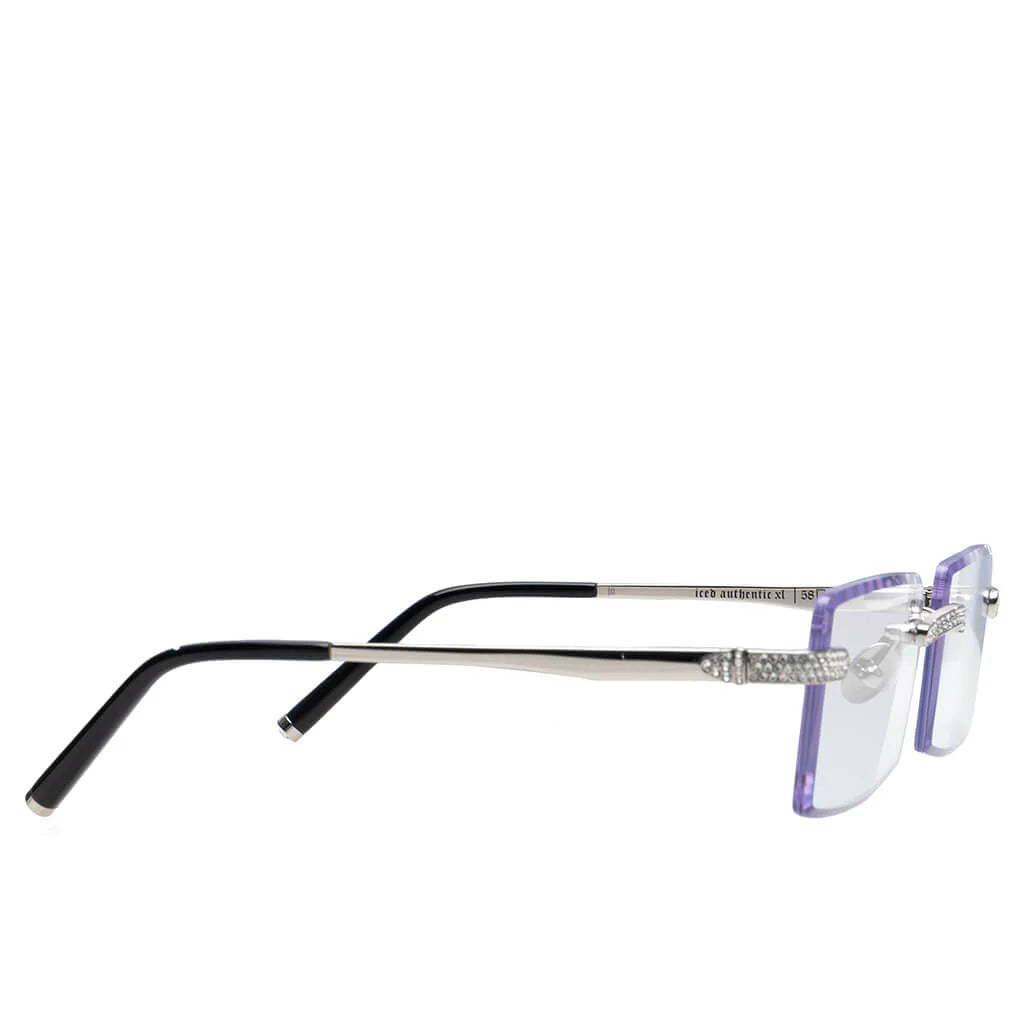 Iced Authentic XL Clear Silver