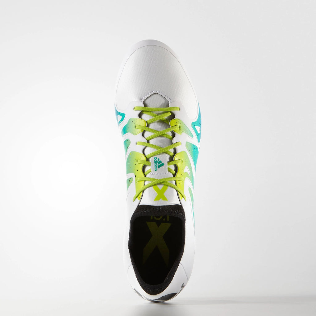 adidas X 151 FG AG Multi Ground Soccer Cleats White Solar Slime Black