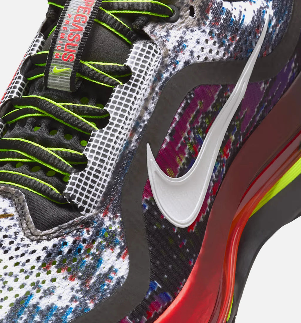 Pegasus Premium Multi Mens Running Shoe Multi Color Volt Metallic Gold Metallic Silver