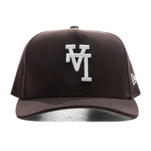 9FIFTY A Frame Snapback Upside Down Los Angeles Dodgers Walnut