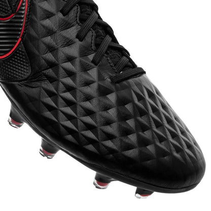 Nike Legend 8 Elite FG Firm Ground Soccer Cleats Black Grey Red