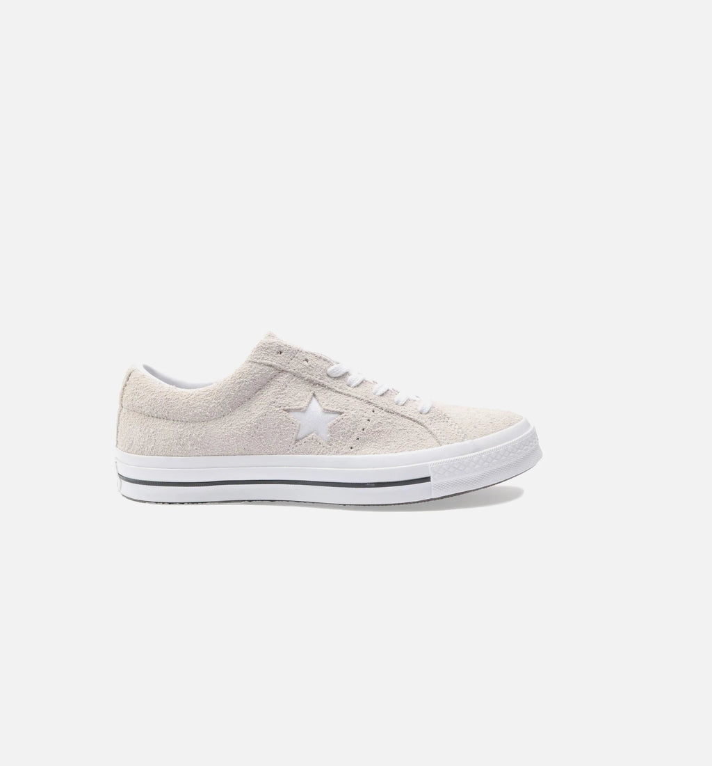 One Star Ox Low Suede Mens Shoes White White