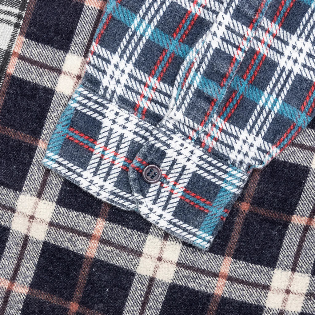 7 Cuts Flannel Shirt Assorted