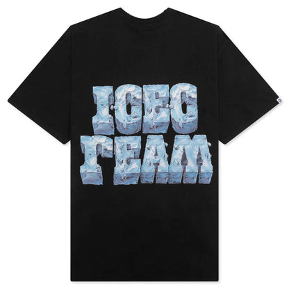 Over Size Fit Ice Block S S Knit Stretch Limo