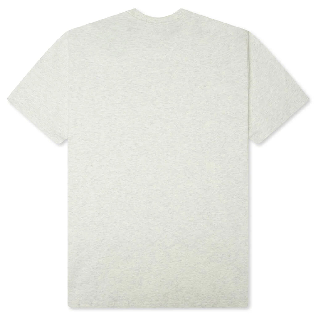 Rhinestone College Relaxed Fit Tee Gray
