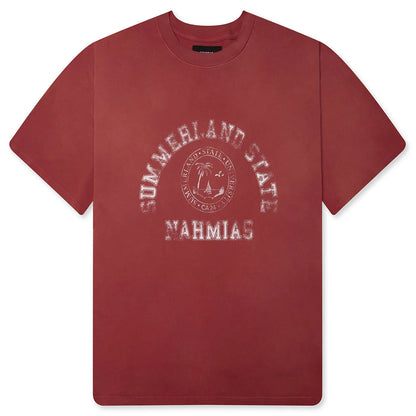 Summerland State Boxy Tee Ruby