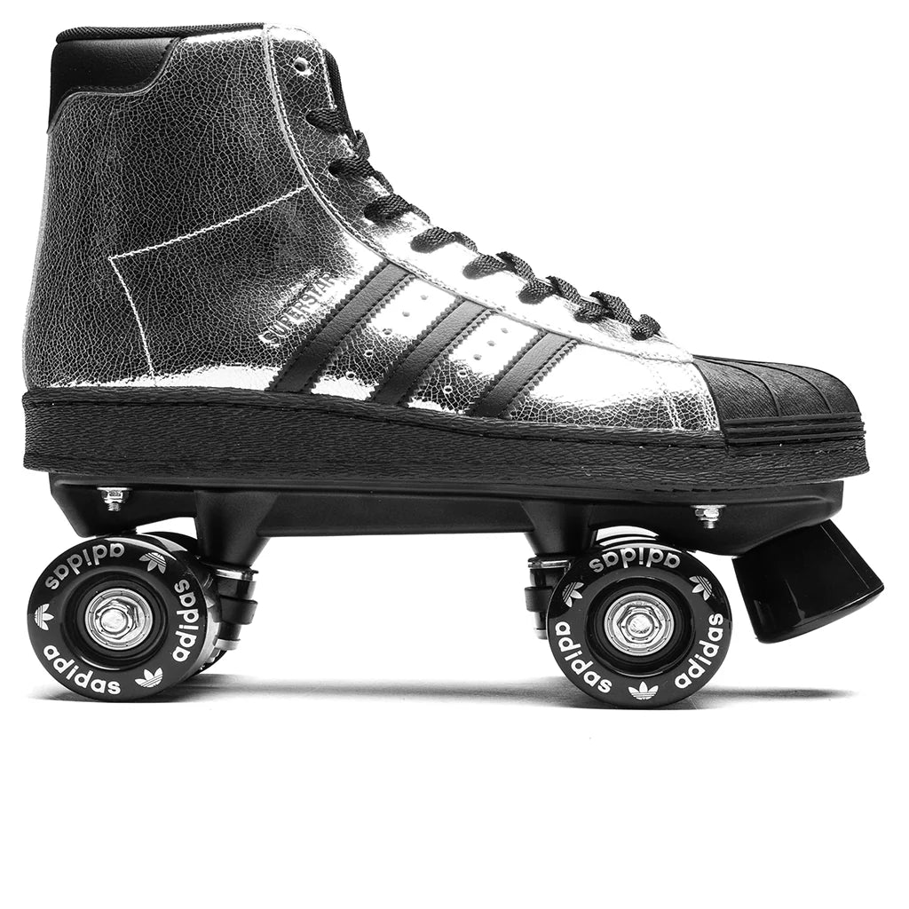Superstar 82 Skate Silver Metallic Core Black Cloud White