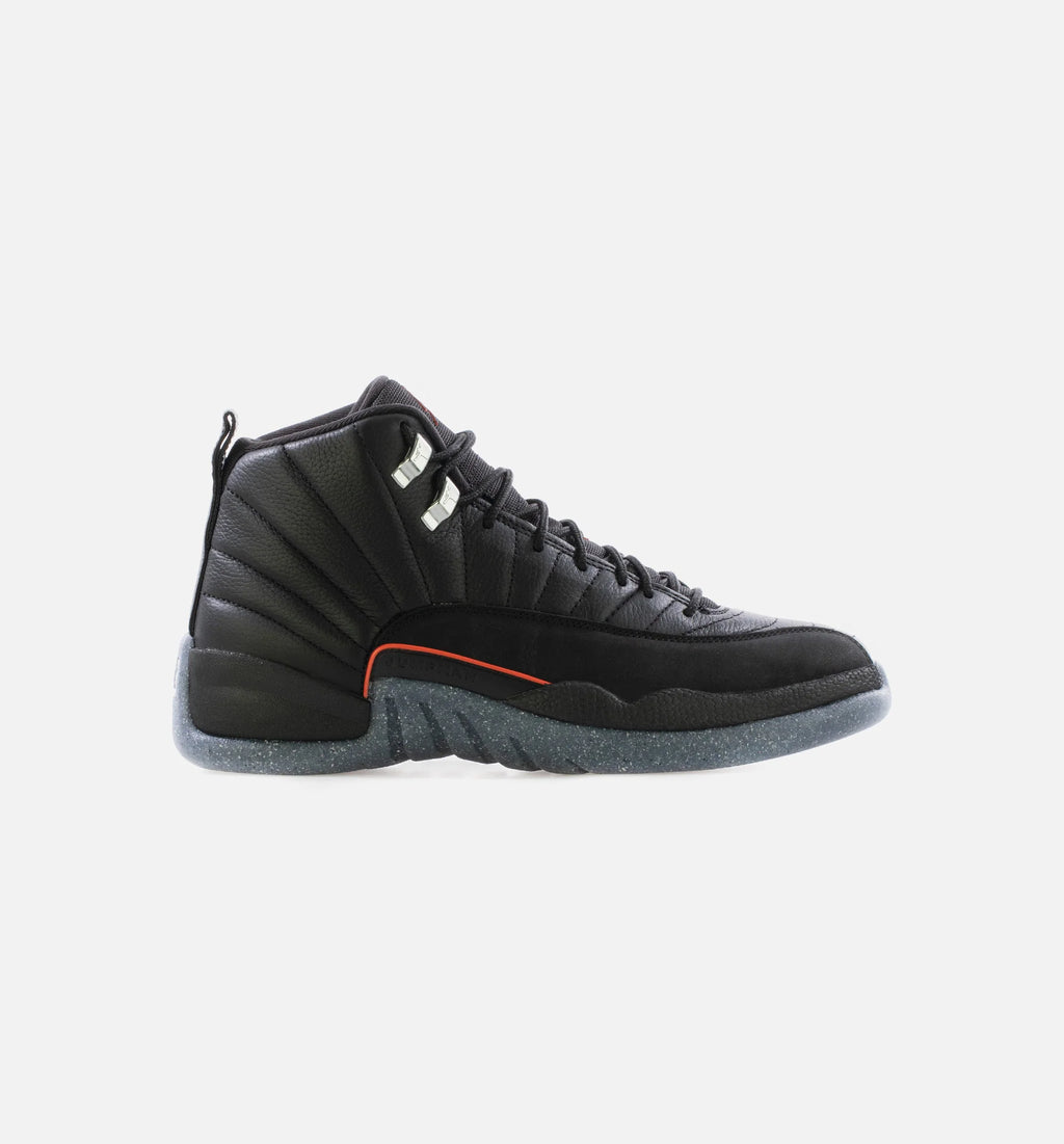 Air Jordan 12 Retro Utility Mens Lifestyle Shoe Black Black Bright Crimson White Limit One Per Customer