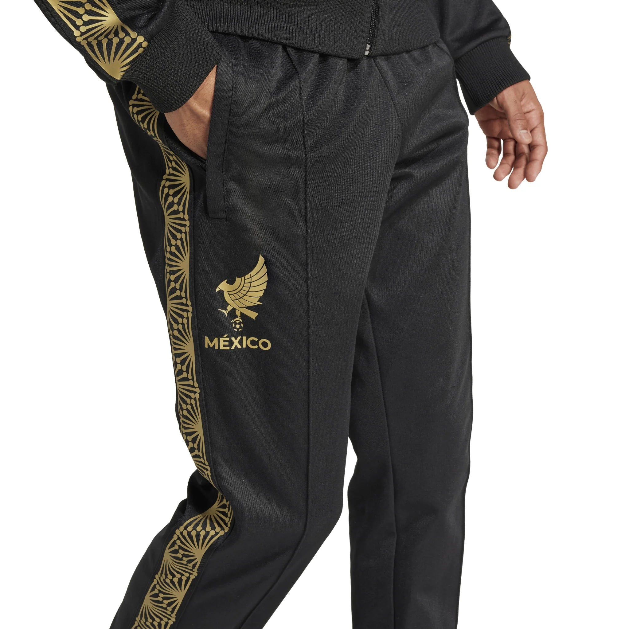 adidas Mexico Gold Track Pants Black