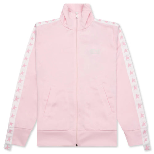 Womens Star Zipped Track Jacket Rose Shadow