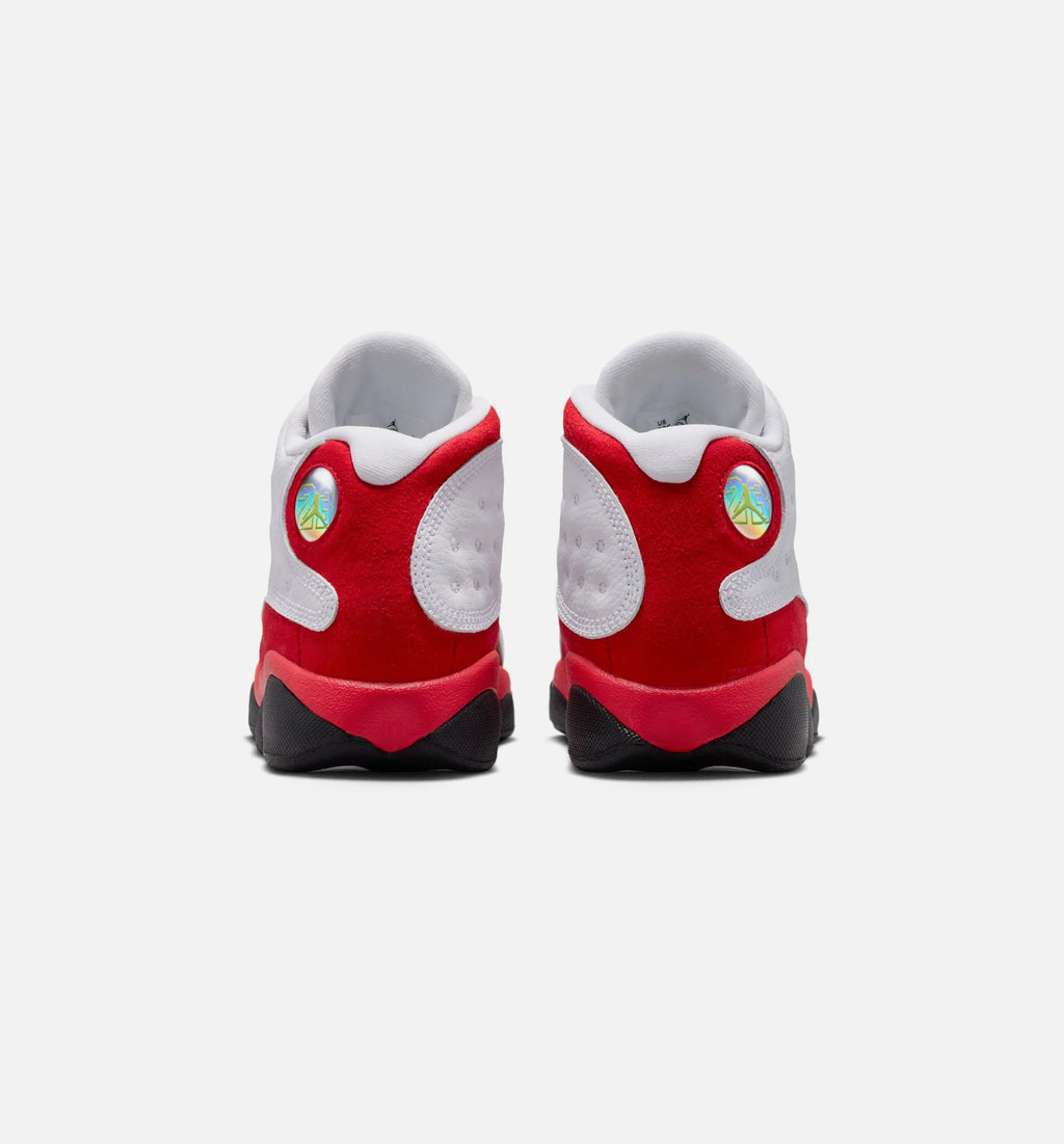 Air Jordan 13 Retro White And University Red Preschool Lifestyle Shoe White Black True Red