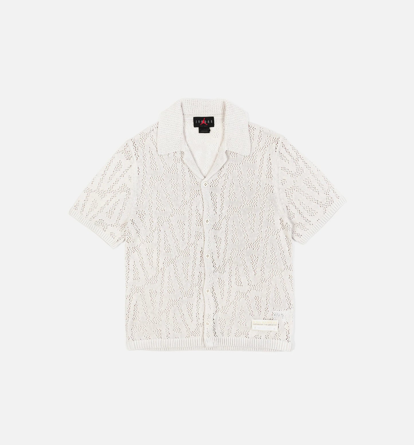 Air Jordan x A Ma Maniere Shooting Shirt Button Up Mens Shirt White
