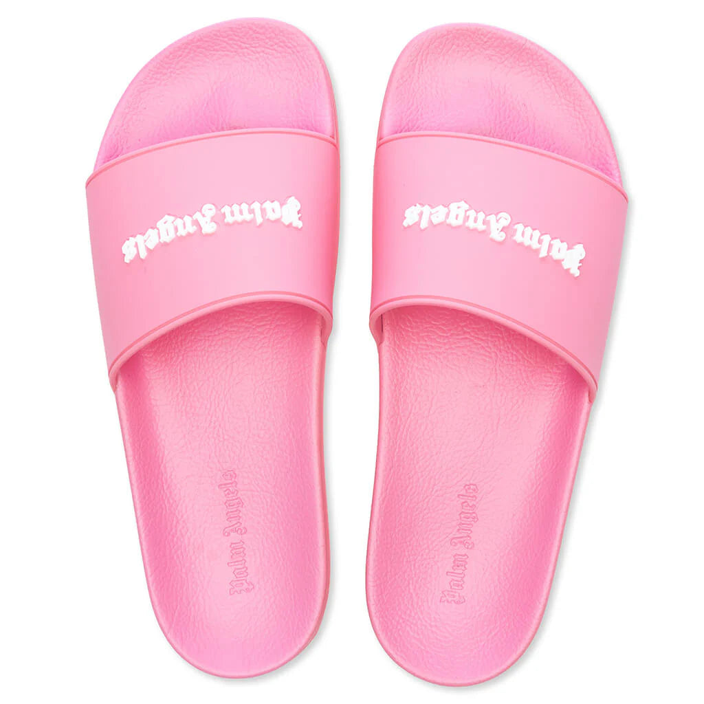Classic Logo Pool Slider Fuchsia Fluorescent