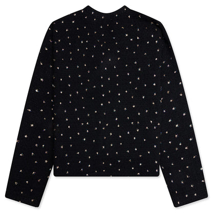Beaded Cardigan Black